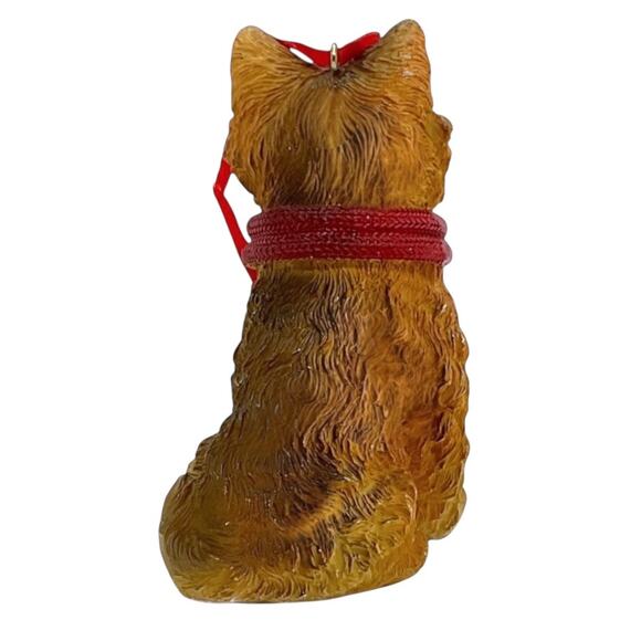 Yorkie Dog Christmas Ornaments New - Picture 2 of 3